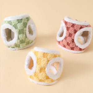 سترة Hiphoppet الأكثر مبيعًا دافئة ناعمة للحيوانات الأليفة في فصل الشتاء ، سترة حيوانات صغيرة قابلة للتعديل ، سترة من الفانيلا جيدة التهوية للقطط - Product Image 2