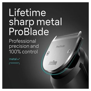 Kit de tondeuse à barbe et corps 8-en-1 étanche All-In-One Série 7 7410, sans fil, 100 minutes d'autonomie, avec 8 outils pour l'entretien masculin - Product Image 2