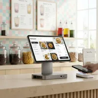 Tableta Android NFC de 12 Pulgadas Softpos con Función de Pago con un Toque para Pedidos en Restaurantes, Tableta POS NFC ODM con Base de Carga
