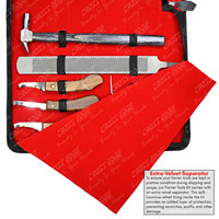 Kit d'outils de maréchal-ferrant professionnel coupe couteau à sabot testeur de sabot en acier 14 pouces pince de retrait des ongles râpe en acier