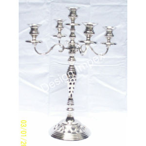 Candelabro de Metal de 5 Brazos, Portavelas Decorativo, Artículos para Eventos, Centro de Mesa, Precio Económico - Product Image 2