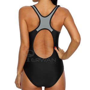 Traje de baño de mujer al por mayor Traje de baño de mujer de la mejor calidad Traje de baño de color sólido transpirable - Product Image 4