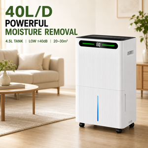 Déshumidificateur Électrique à Compresseur 40L/Jour avec Contrôle WiFi Intelligent pour Maison, Usage Commercial, Sous-sol, Séchage de Vêtements, Grande Pièce - Product Image 1