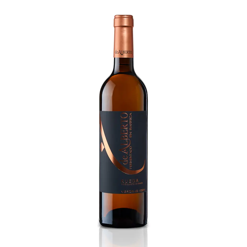 शीर्ष गुणवत्ता स्पेनिश प्रीमियम 100% Verdejo अंगूर अभी भी ओक किण्वित सफेद शराब 750ml कांच की बोतल