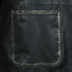 Hot Selling Wholesale 2024 Autumn Winter <b>Men</b> <b>Leather</b> <b>Blazers</b> Plus Size Single Breasted Breathable Best Manufacturers Customize - Product Image 6