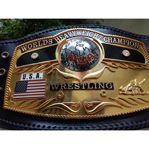Cinturón de Campeonato Mundial de Peso Pesado de la NWA, Cinturón de Campeonato de Metal Chapado en Oro, Placas de Diseño CNC, Diseño 3D - Product Image 4