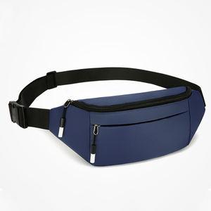 Riñonera ajustable de 1L para hombre y mujer para Yoga, deportes, bandolera, cierre de cremallera disponible en rojo para rosa y azul - Product Image 6