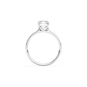 REYES Minimaliste 1.24Ct HPHT CVD Lab Grown Diamond Solitaire Ring in 14K Solid Gold Engagement Gift Rings For Women Jewelry - Product Image 5