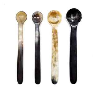 Vietcrafts Artesanía Natural Concha y Cuerno Cuchara para Té Café Caviar Huevo Azúcar Sal Pimienta - Product Image 2