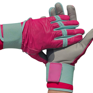 Long Cuff Baseball <b>Batting</b> Gloves for Adults and Youth With Stretchable Strap Cuff and Breathable Design - Product Image 6