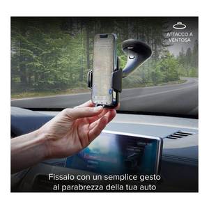 Soporte para Teléfono Móvil en el Tablero del Automóvil, Soporte para Smartphone en el Parabrisas, 360 Black TE0UCH1AW - Product Image 4