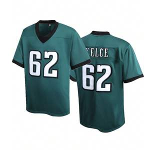 Maillots de football tendance avec motif de hublot pour les entraînements de club, broderie personnalisée, logo, maillot de football en maille pour les fans d'équipe américaine - Product Image 2