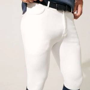 Pantalones deportivos ecuestres ligeros de buen ajuste personalizados a granel al por mayor pantalones de montar a caballo para hombres - Product Image 1