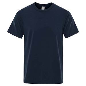 Camiseta de algodón 100% para hombre, ropa holgada para hombre, camisetas para hombre, cuello redondo, manga corta, ropa de calle de verano, ropa informal, camisas - Product Image 5