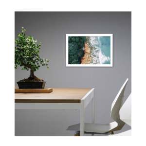 Juego de 3 Marcos de Madera Blancos para Pósteres o Cuadros, 20x30cm, Diseño Cuadrado Creativo, Tipo Espejo, Tamaño A3 6x8 - Product Image 5