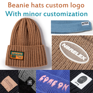 Fabricantes de tallas de pulso Gorros de lujo Jacquard Cachemira Venta al por mayor Hombres Mujeres Camo Bunny Otoño Invierno Gorro de punto Sombreros - Product Image 6