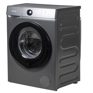 Lavatrice Kooper 11 con 11 Programmi Automatici, Elettrica, 8 Kg, Slim, Monoblocco, per Uso Domestico, Grigio, Scocca in Plastica, Spina USA - Product Image 1