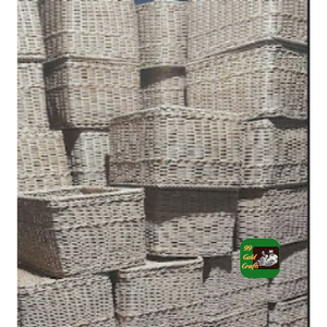 NATURAL HANDMADE <b>BAMBOO</b> RATTAN TRAY FOR SERVING FOOD TEA OR DECOR HOME CAFE RESTAURANT RUSTIC STYLE DESIGN - Product Image 1