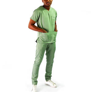 ชุดขัดผิวสำหรับผู้ชายวัสดุระบายอากาศสำหรับฤดูร้อนชุดสครับผลิตจากผ้าฝ้ายตามสั่ง - Product Image 6