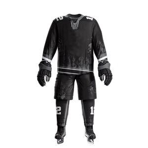 US Hommes Sport Hockey Jersey Haute Qualité Hockey Sur Glace Porter En Gros Personnalisé Pas Cher Sportswear Hockey Jersey - Product Image 1