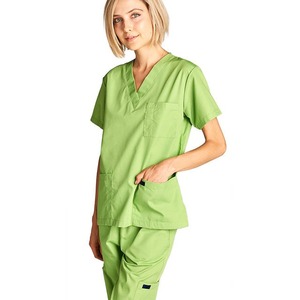 Uniformes de Enfermería de moda de alta calidad para mujer, uniformes de hospital de nuevo diseño, conjuntos de uniformes de Enfermería Médica de punto - Product Image 5