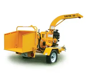 farming machinery engine wood chipper shredder machine for making organic soil