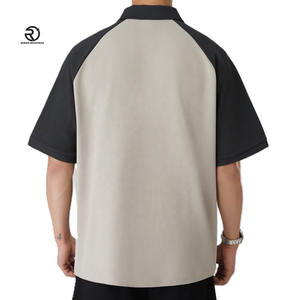 Polo à manches courtes en coton vierge essentiel de haute qualité avec boutons classiques pour hommes et femmes impression de logo personnalisée en gros d'usine - Product Image 6