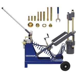 Presse à rotules hydraulique Gedore KL-1000-20 de 65 tonnes avec jeu de douilles - Product Image 1