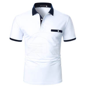 Hombres de alta calidad para camisetas de polo Secado rápido y último diseño con patrón sólido - Product Image 2