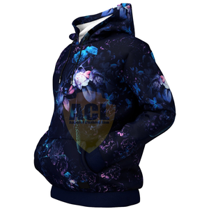 Venta al por mayor de alta calidad 100% algodón Streetwear Mens Jersey a granel Unisex Oversize con capucha Puff personalizado de impresión sudaderas con capucha - Product Image 3