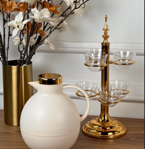 Luxury Stainless Steel Gold And Silver <b>Metal</b> Decorative <b>Bowl</b> with Shiny Polished Flower Shape Design By Indian Factory - Product Image 3