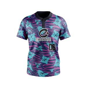 Alta calidad All Over Clear Classic entrenamiento deportes personalizado béisbol desgaste Jersey - Product Image 3