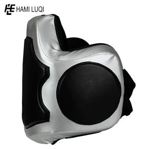 Protège-poitrine en cuir Pro-Level pour l'entraînement de boxe Muay Thai Karaté Protection durable pour la compétition - Product Image 4