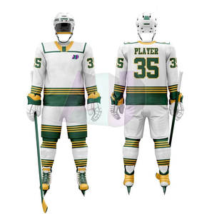 Nuevo Diseño de Uniforme de Hockey sobre Hielo, Servicio OEM, Tejido Transpirable que Absorbe la Humedad, Colores y Tallas Personalizables - Product Image 1