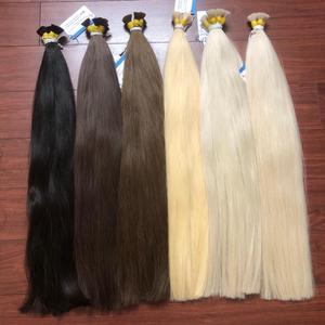 Superventas, 2022 Extensiones de Cabello 100% humano, mechones de pelo de Color a granel, liso y rizado - Product Image 4