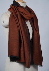 Luxury Women Cashmere Fine Wool Reversible <b>Wrap</b> Dual-Sided Soft Designer <b>Shawl</b> Stole for Winter <b>Wedding</b> Evening Daily Fashion - Product Image 6