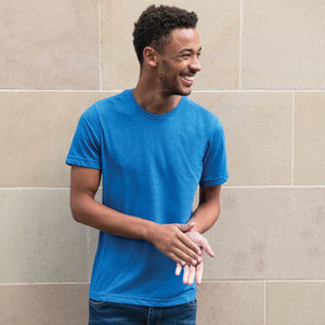 เสื้อยืด Bella+Canvas - Tri-blend Tee คอกลม เนื้อผ้านุ่ม สีพื้นคลาสสิก เสื้อยืด Bella Canvas 3001 - Product Image 6