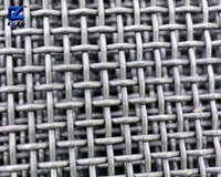 Grille vibrante en treillis métallique tissé en acier à haute teneur en manganèse pour l'exploitation minière, le filtrage de sable et de gravier, et la manutention du charbon
