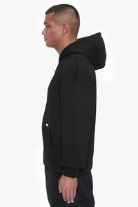 Custom Essential Men's Zipper Hoodie 100% Cotton <b>Fleece</b> Top Quality Branded Winter Hoodie for Men's winter with embroidery logo - Product Image 4