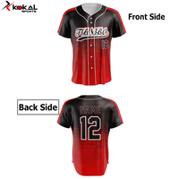 Vente en gros de maillots de baseball sublimation personnalisés de qualité supérieure uniformes de baseball