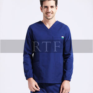 Uniforme médical unisexe à manches longues en spandex pour hommes, excellent design, uniformes d'hôpital pour médecins et infirmières, uniformes chirurgicaux tendance - Product Image 5