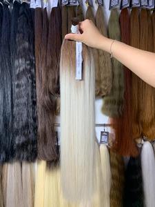 ผมต่อผมมนุษย์แบบตรงไล่สีระดับพรีเมียม22 24นิ้ว - Product Image 2