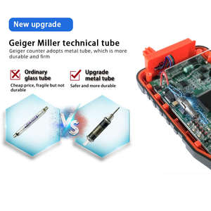 Vente chaude Bonne Qualité <span class=keywords><strong>Geiger</strong></span> Compteur Détecteurs Détecteur De Rayonnement Électromagnétique Numérique Emf Meter Dosimètre Testeur - Product Image 3