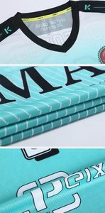 ชุดฟุตบอลทีมแบบแห้งเร็วพรีเมียม พิมพ์ลายดิจิทัล สีและโลโก้ตามสั่ง สำหรับผู้ใหญ่ คุณภาพสูง - Product Image 5