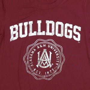 Alabama A & M University pour Bulldogs T-Shirt Collection 100% Coton Premium Quality School Pride Apparel Front Printed Logo Plus - Product Image 4