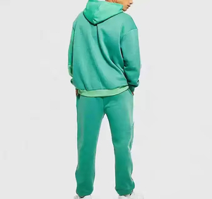 Nouveau survêtement personnalisé survêtement 3D broderie bouffée impression sweat à capuche et pantalon de survêtement ensemble jogging costume hommes survêtements - Product Image 5