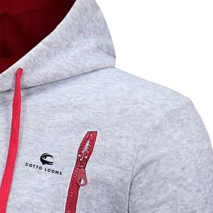 Meilleur prix pour hommes sweats à capuche respirant taux d'usine couleur unie pull polaire coton mélangé premium mode nouveauté streetwear - Product Image 5