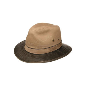 หมวกผ้าฝ้ายเคลือบแวกซ์สำหรับกิจกรรมกลางแจ้งและตกปลาทำจากผ้าฝ้ายสั่งแบบใหม่ - Product Image 1