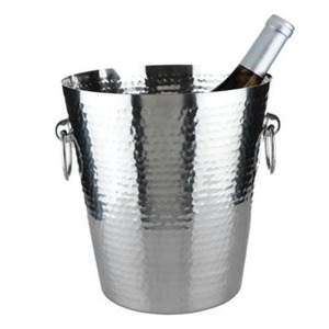 Elegante cubo de hielo artístico de metal con bordes lisos adecuado para apartamentos modernos, restaurantes y salas de banquetes - Product Image 6
