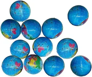 聚氨酯压力球制造商环保软泡沫全球地球压力球
